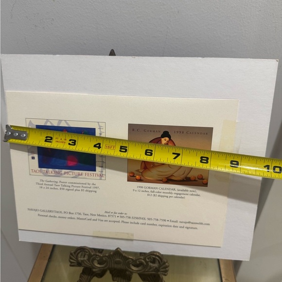 R.C. Gorman “Blessing Way” Framed Art Print 8x6” - Picture 5 of 6